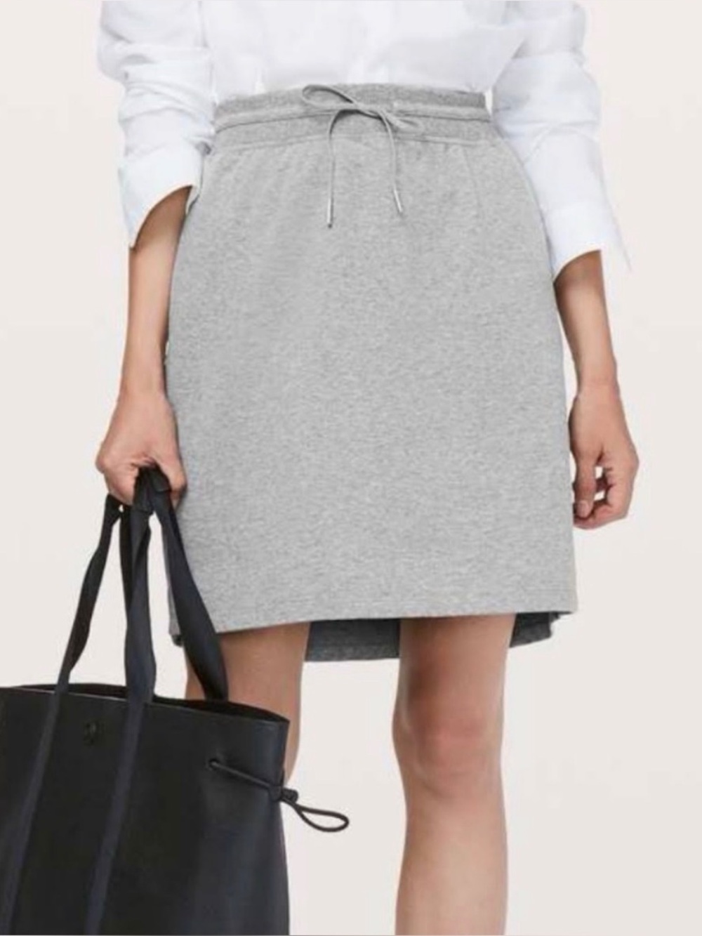 Lululemon Start Anew Skirt in Heather Gray